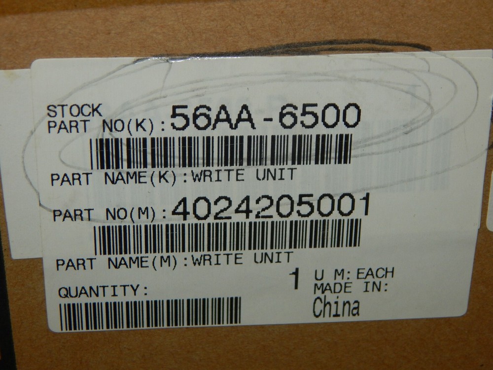 Genuine Konica Minolta Part # 56AA-6500 Write Unit Assembly 4024205001