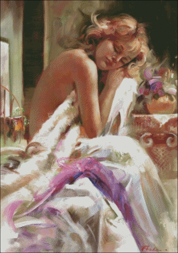 Without You - DIY Chart Counted Cross Stitch Patterns Needlework DMC Color