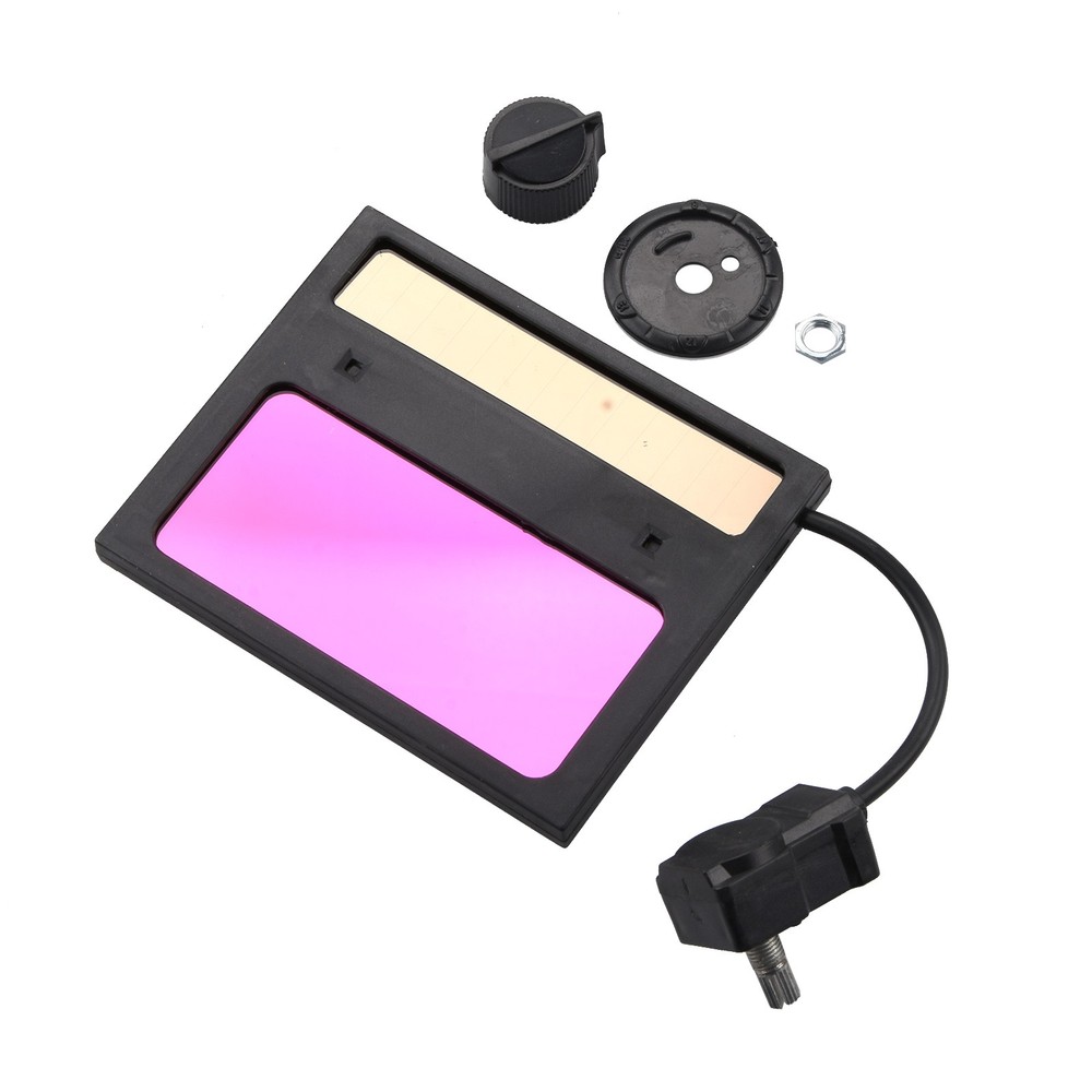 Solar Automatic On/Off Darkening Welding Helmet Len Filter + Protortion Sheet A