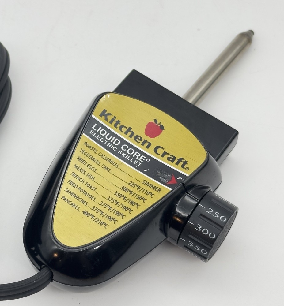Kitchen Craft Liquid Core Electric Skillet Temperature Control #867 E23049