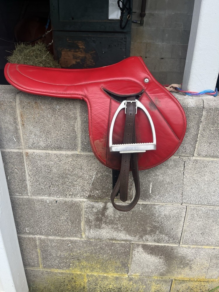2 very comfortable race exercise saddles.