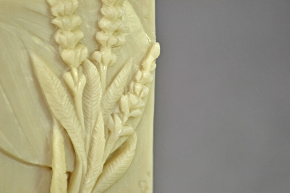 LAVENDER SILICONE MOLD for soap making and other crafts