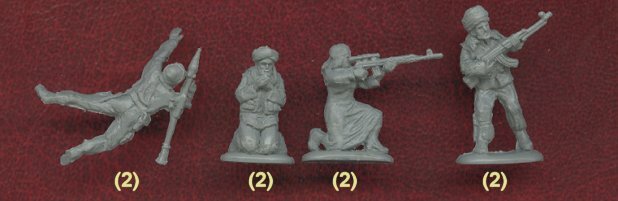 Chechen Rebels (48 figures 24 poses) 1/72 Orion 72002