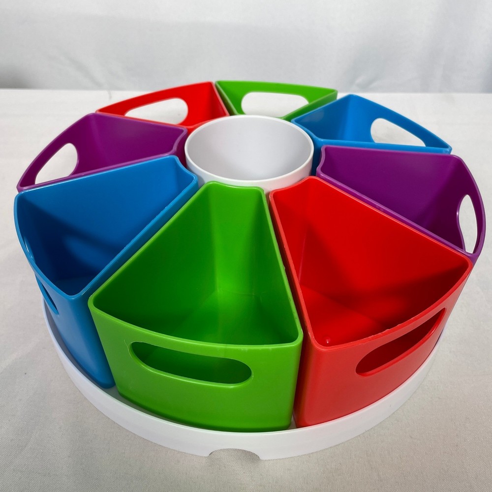 Learning Resources Create a Space Storage Center 10 Piece Organizer Turntable