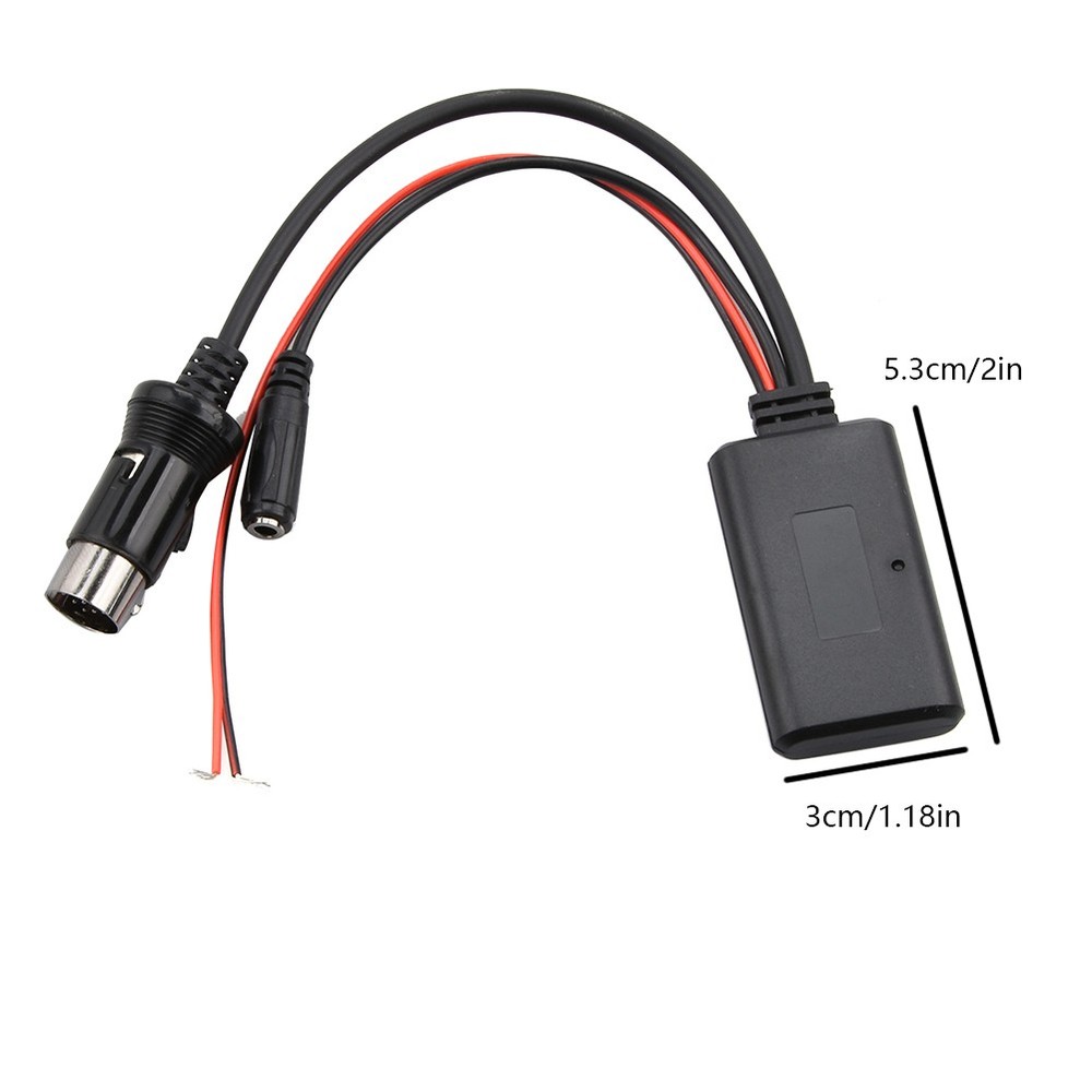 Bluetooth Adapter Audio Music AUX Cable+ Microphone For KCA-iP500 13 Pin CD Host