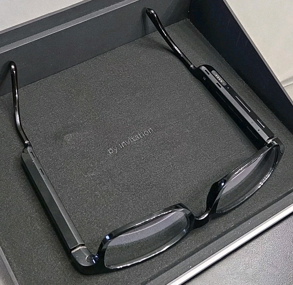 Amazon Echo Frames 1st Generation New Open Box Black Rectangle Smart Glasses