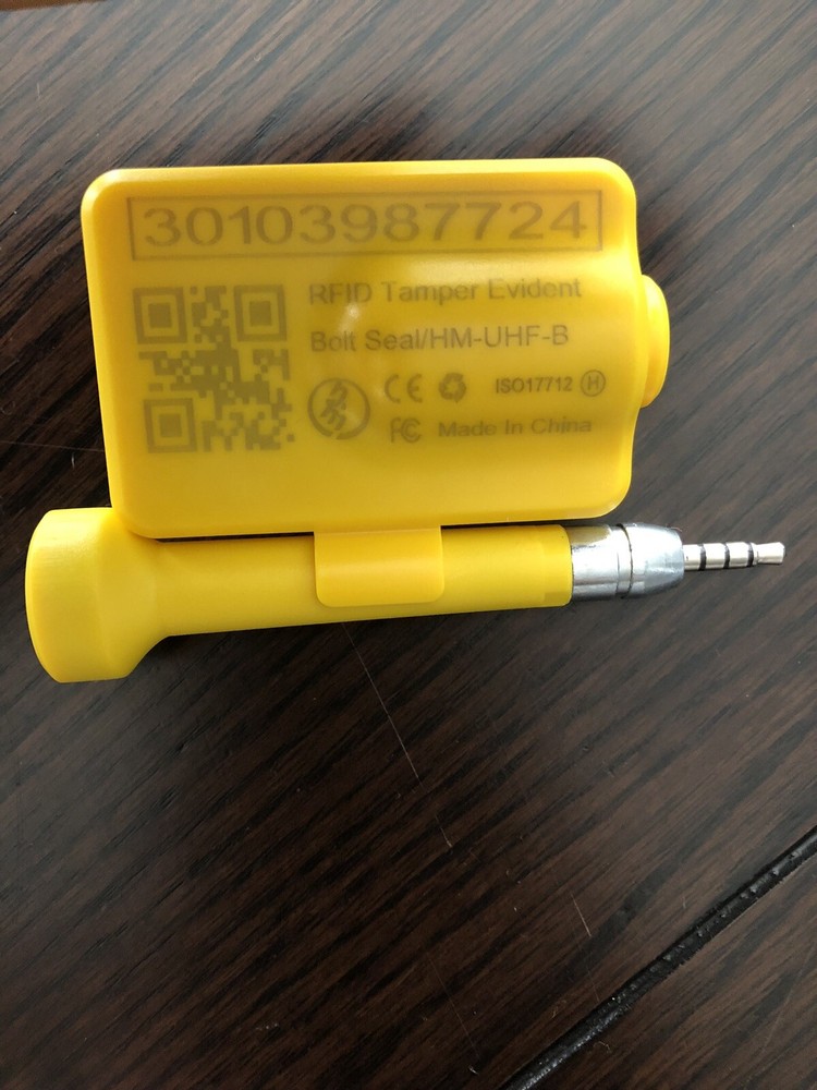 1 - New RFID Tamper Evident Bolt Seal Numbered