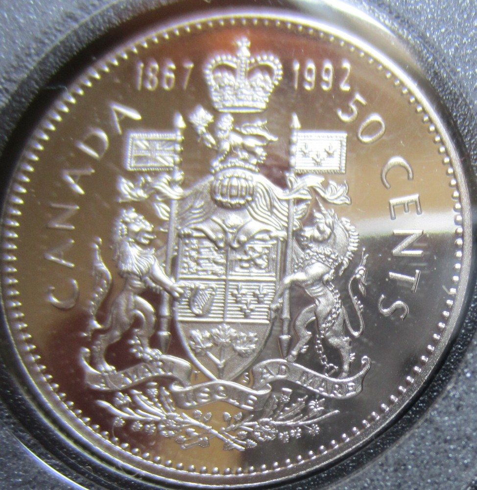 1992 Canada Proof Double Dollar Set (7 Coins Cent to Silver Dollar Mint Set RJ)