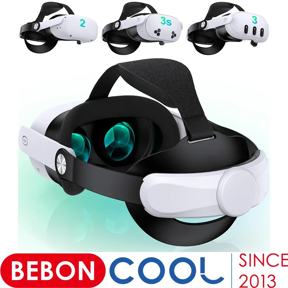 for VR Headset Accessories Adjustable Head Strap for Meta Quest 3s/3/2 Headstrap