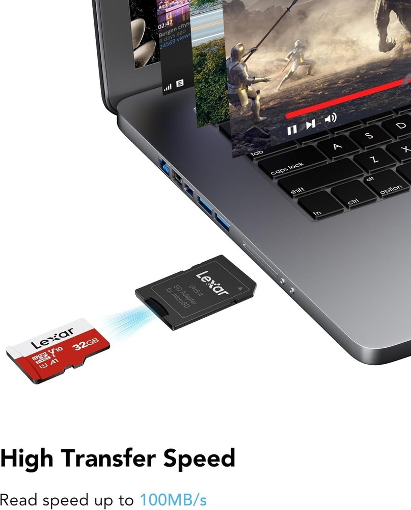 32GB Micro SD Card 3 Pack, microSDHC UHS-I Flash Memory Card with Adapter - U...
