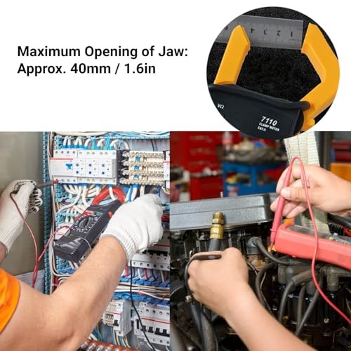 Clamp Meter Multimeter AC DC Analog Current Voltage Tester Handheld Amp Meter