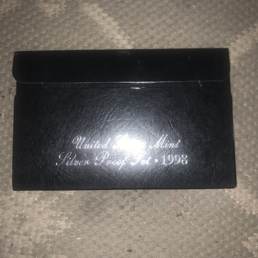 1998-S SILVER Proof Set 5 Piece Set    OGP