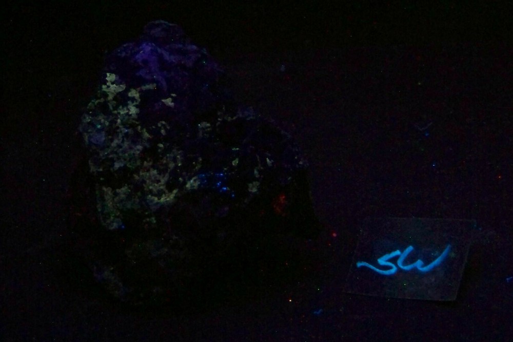 Fluorescent Calcite with Caliche AZ Specimen