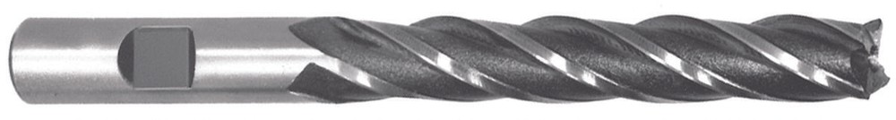 1 x 1" Shank 4F HSS Single End Mill - Extra Long