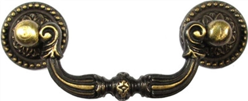 2-1/2" Colonial Revival Pull Antique Brass