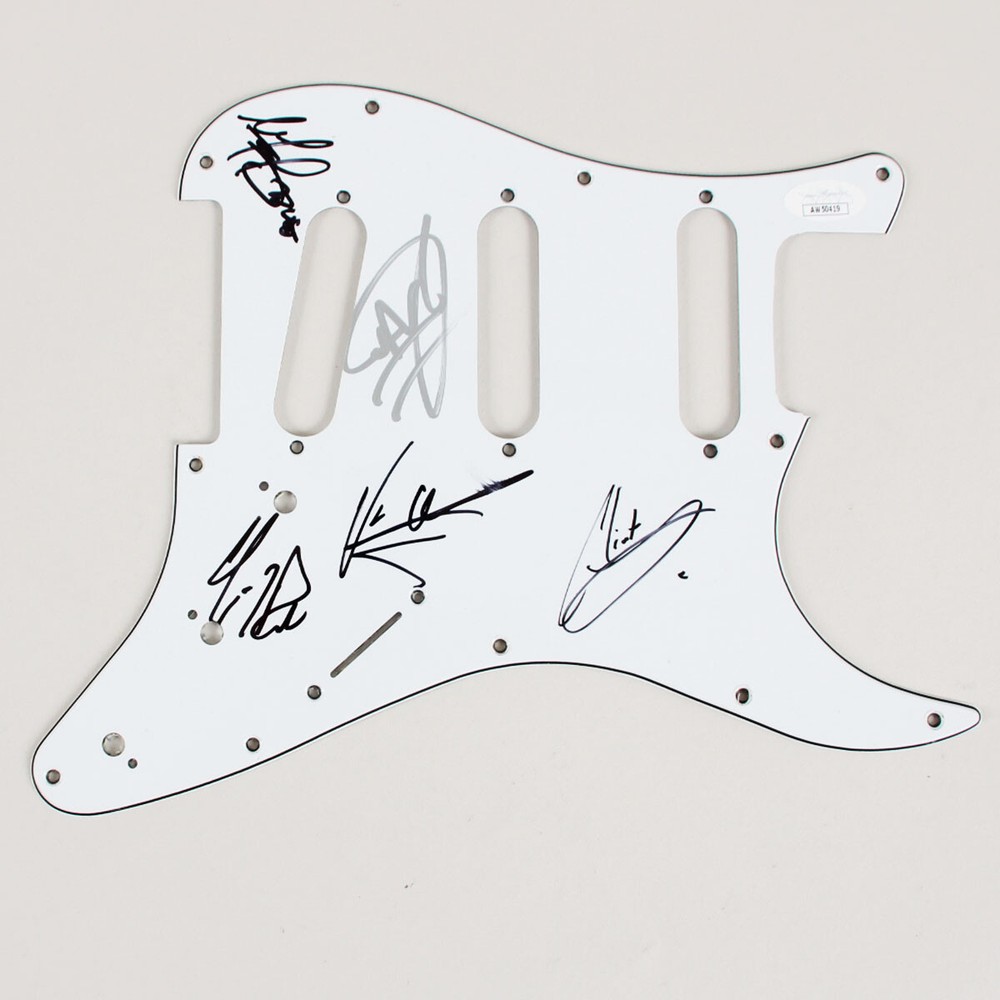 Fuel Band Signed Pickguard - COA JSA