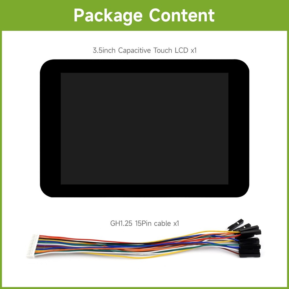 Waveshare 3.5inch Capacitive Touch Display Module 320×480 IPS for Raspberry Pi
