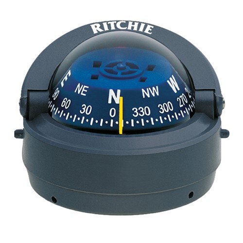 Ritchie S-53G Explorer Compass - Surface Mount Gray