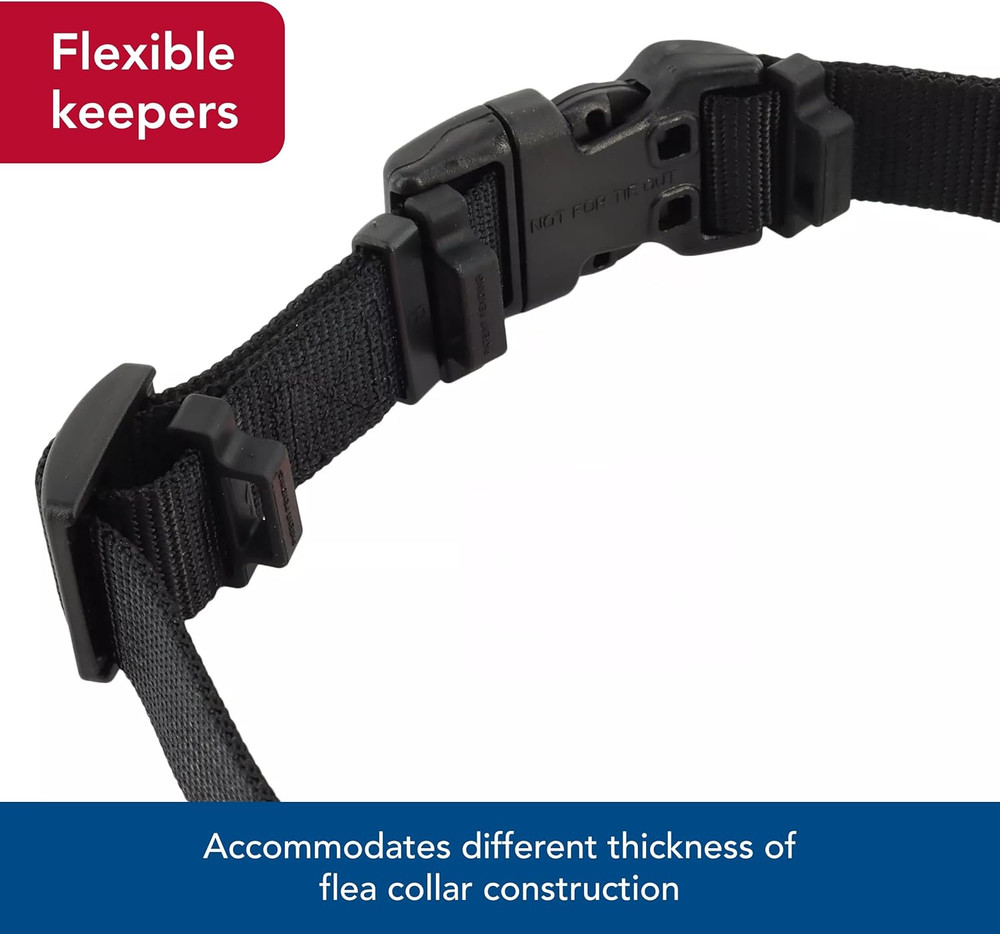 Pet Secureaway Collar Protector for Flea Collars - Adjustable Pet Accessory - Pr