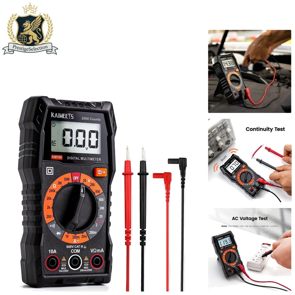 Safety-Certified Digital Multimeter – Comprehensive Testing for All Applications