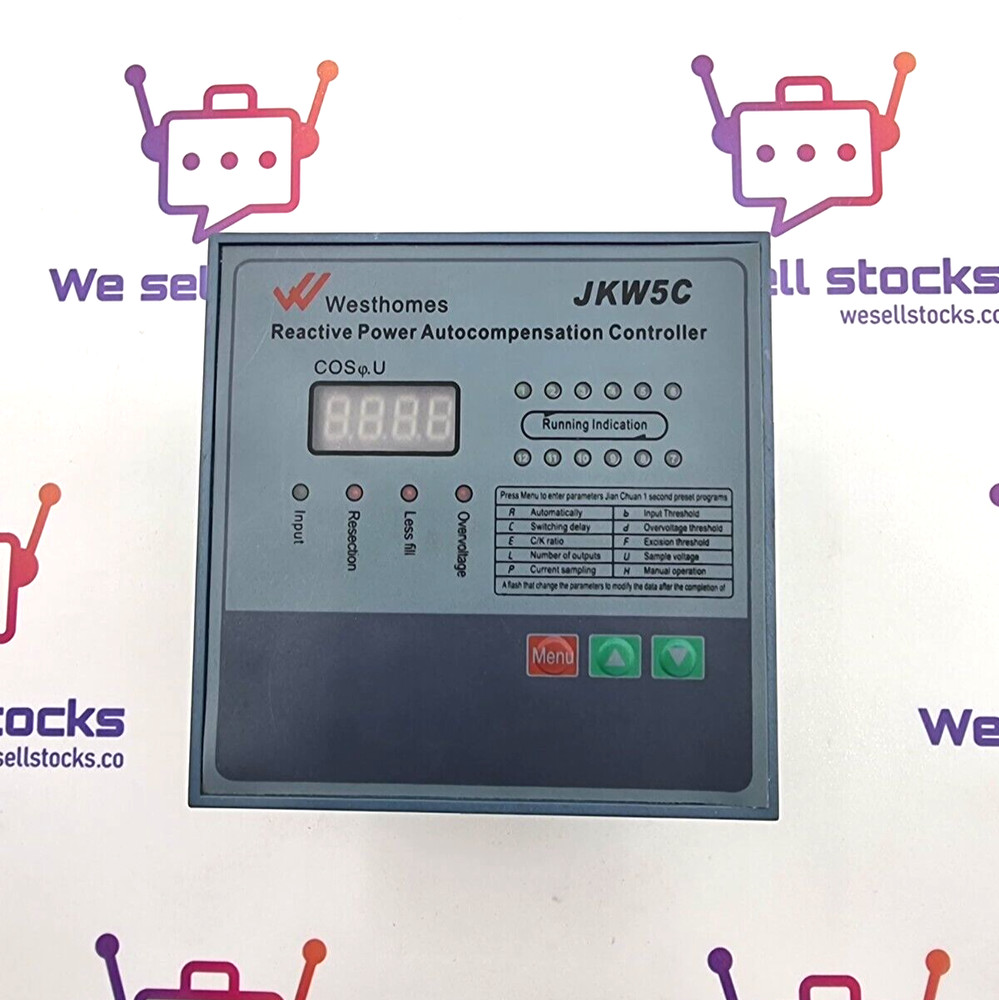 WESTHOMES JKW5C REACTIVE POWER AUTOCOMPENSATION CONTROLLER