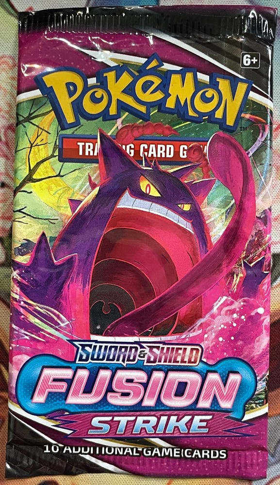 Fusion Strike Booster Pack Art Set (4) EMPTY - Pokemon 2021