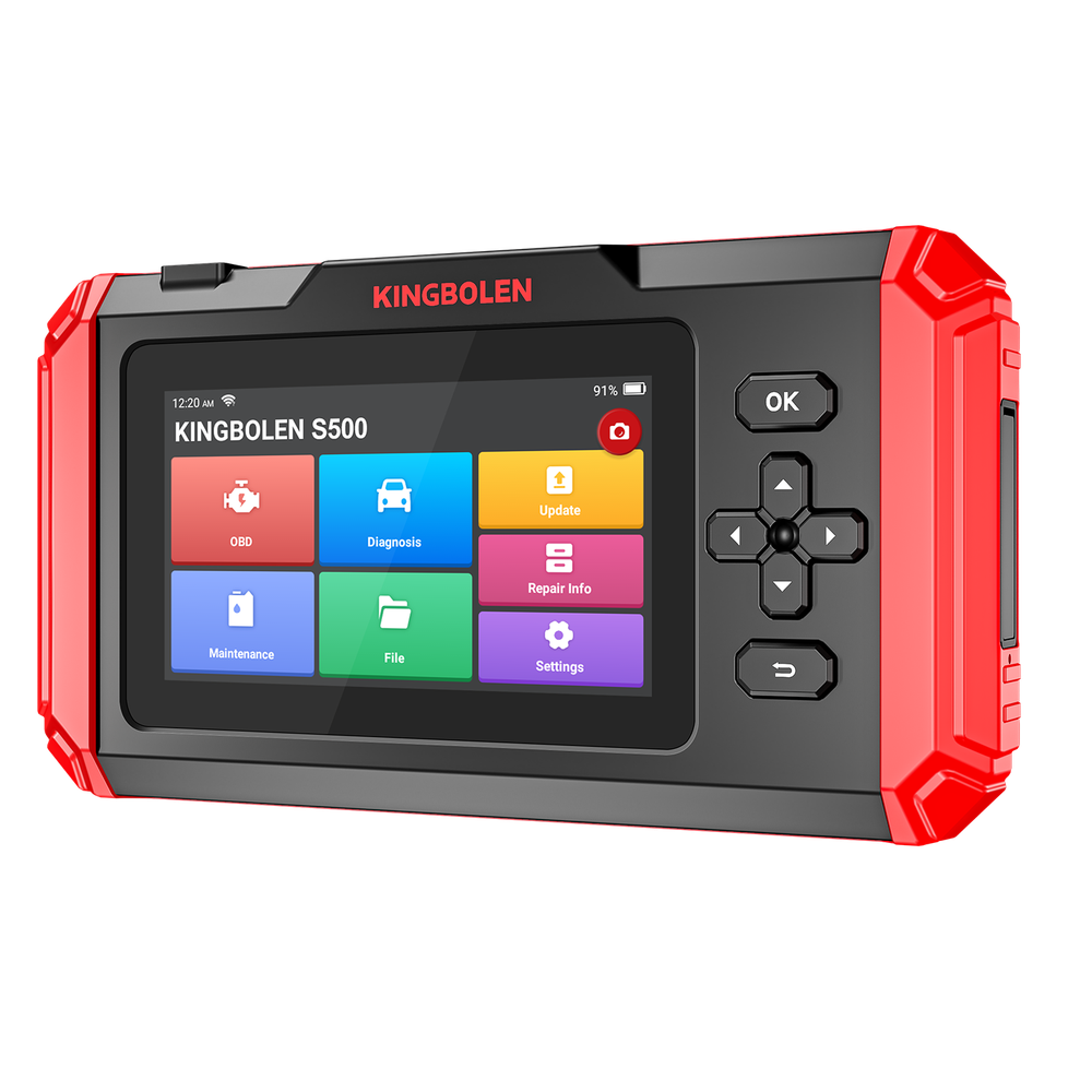 2024 Kingbolen S500 Car Diagnostic Tool OBD2 Scanner ABS SRS Code Reader AD500