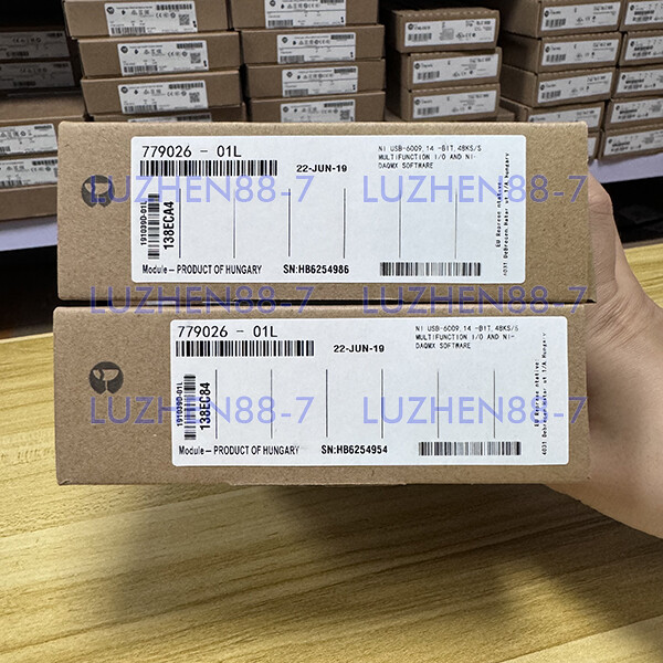 National Instruments USB-6009 Data Acquisition Card, NI DAQ, Multifunction New