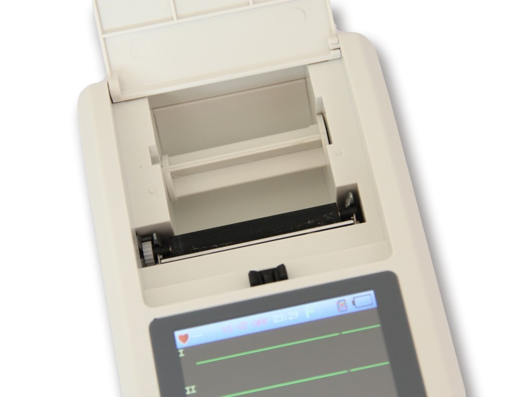 Touch Screen ECG90A Single Channel 12 Leads USB Software Printer EKG ECG Machine