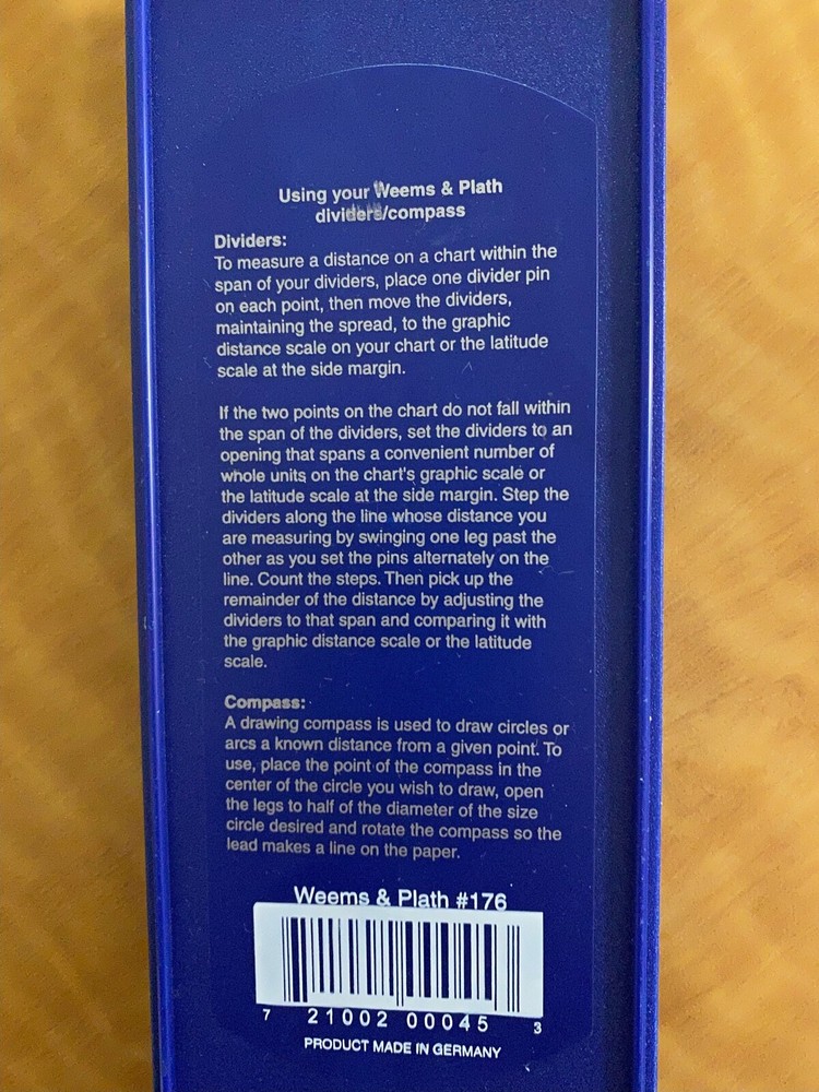 Weems & Plath Ultralight Dividers/Compass