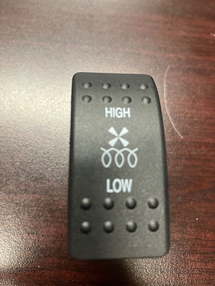 CARLING TECHNOLOGIES VLD1S00B Rocker Switch,6 Connections, ON/OFF/ON
