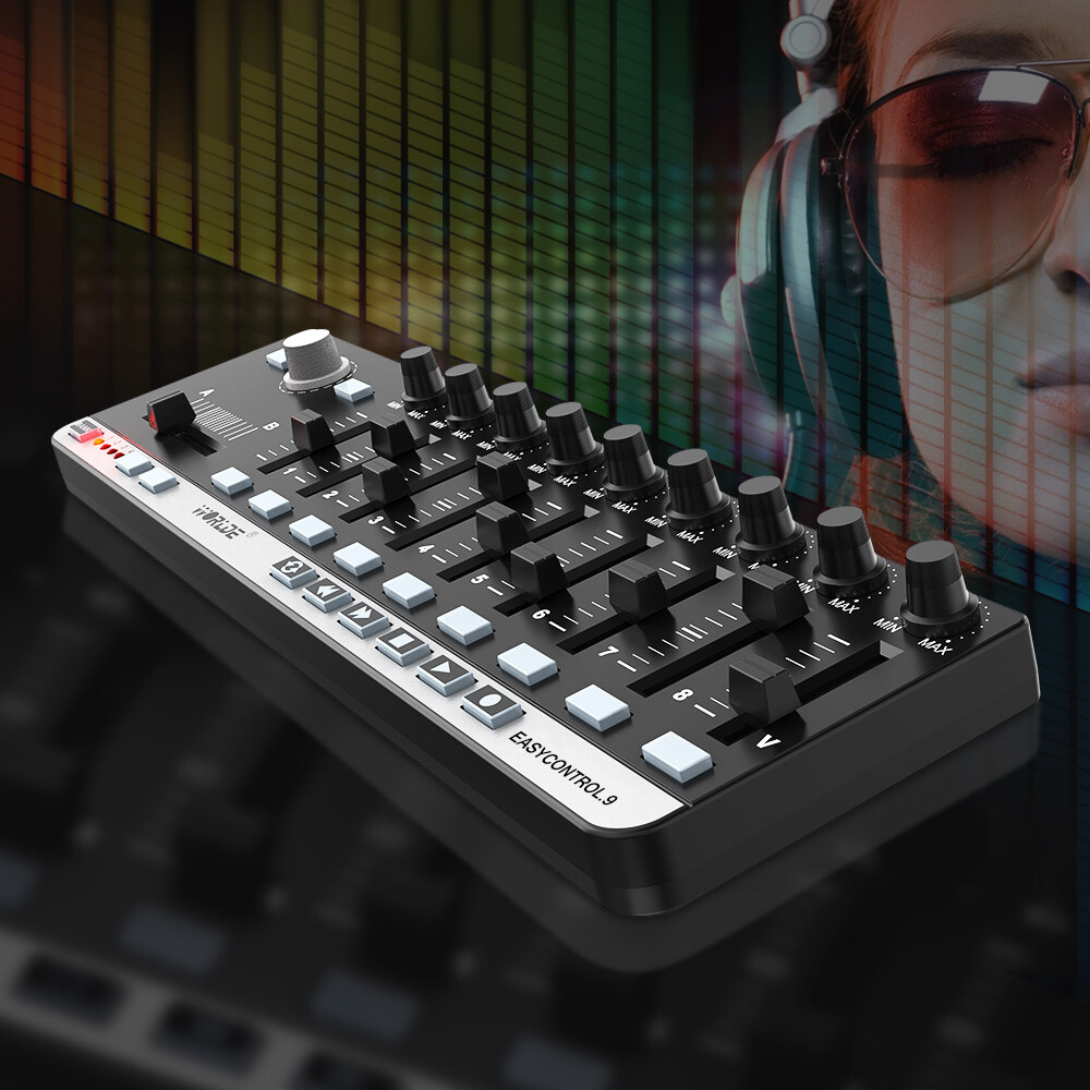 WorldE EasyControl.9 Portable Mini USB 9 Slim-Line Control MIDI Controller Syste