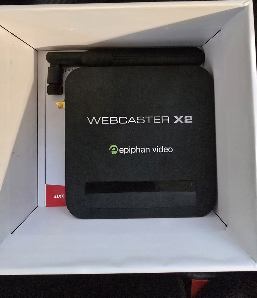 Epiphan Webcaster X2 Facebook and YouTube Twitch Encoder Tote G