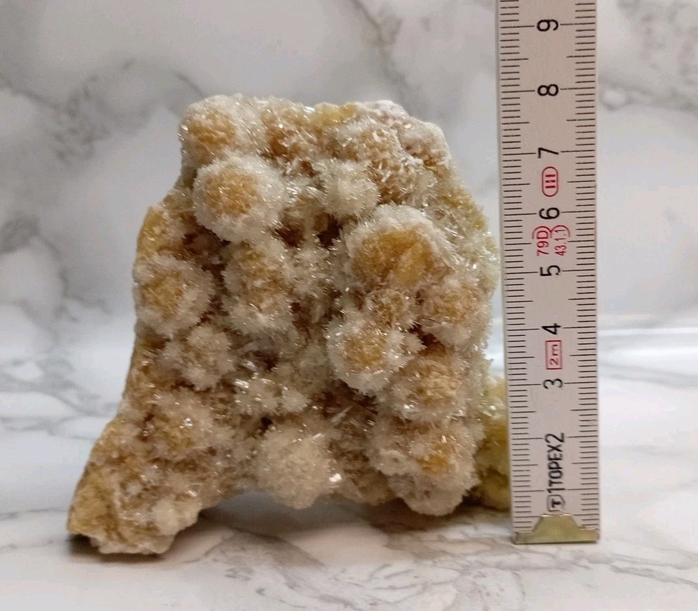 Mineral~Celestine origin mine muculufa Sicily cm 9x8