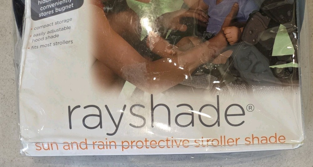Summer Infant Rayshade UV Protective Stroller Shade Cover, Black