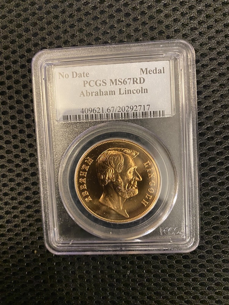 Abraham Lincoln Medal PCGS MS67RD