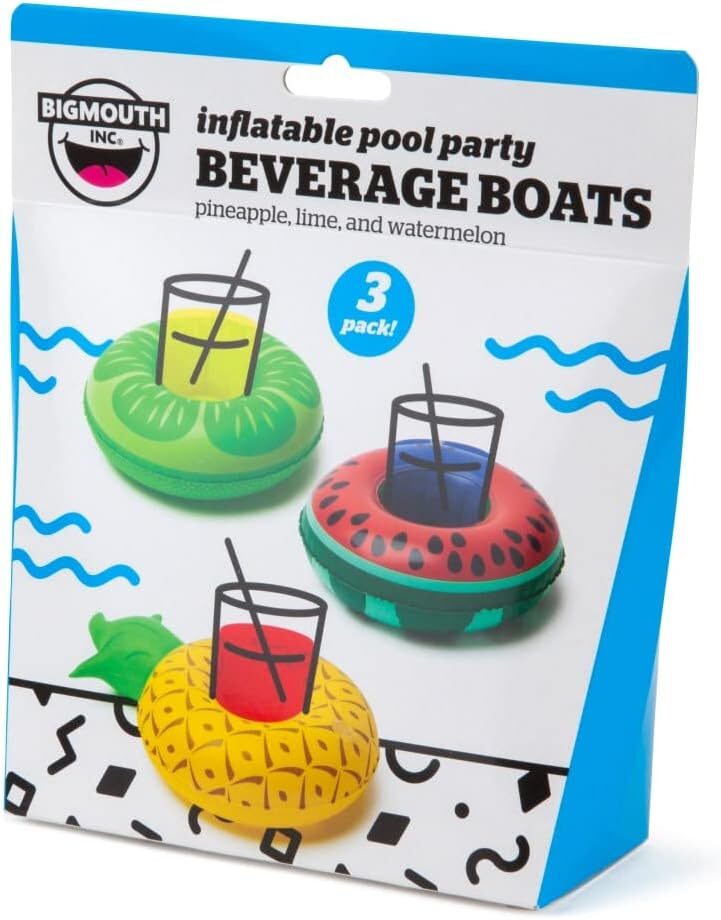 BigMouth Inc Inflatable Drink Holder for Pool (PACK OF 3)