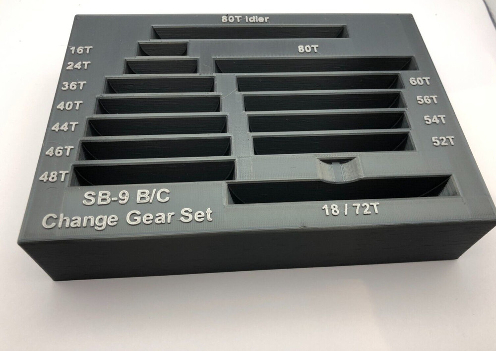 SOUTH BEND SB-9 B/C Lathes Standard Gear Set Case