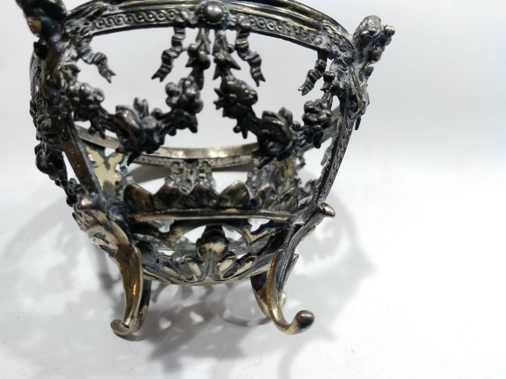 Antique Sterling Silver Stand German Origin "Damaged"