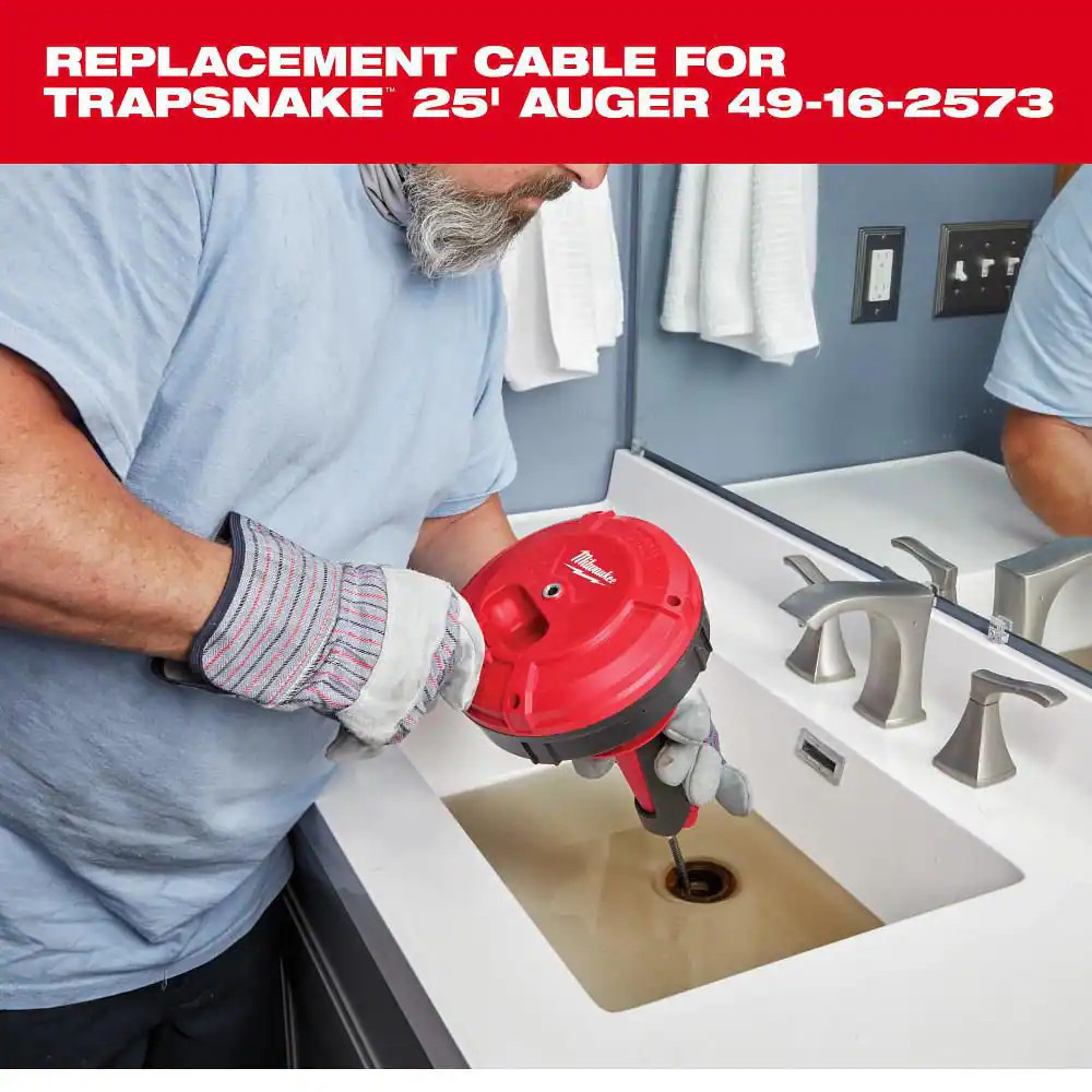 1/4 In. X 25 Ft. Drop Head Cable