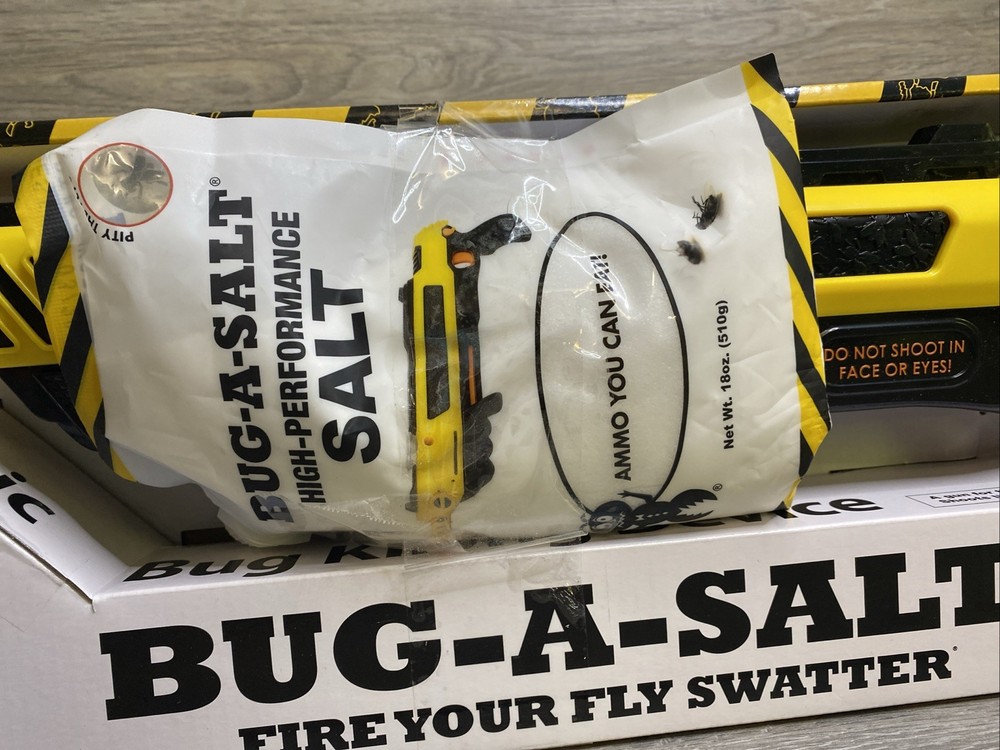 Skell Inc. BUG-A-SALT 3.0 Non-Toxic Bug Killing Device Yellow Black