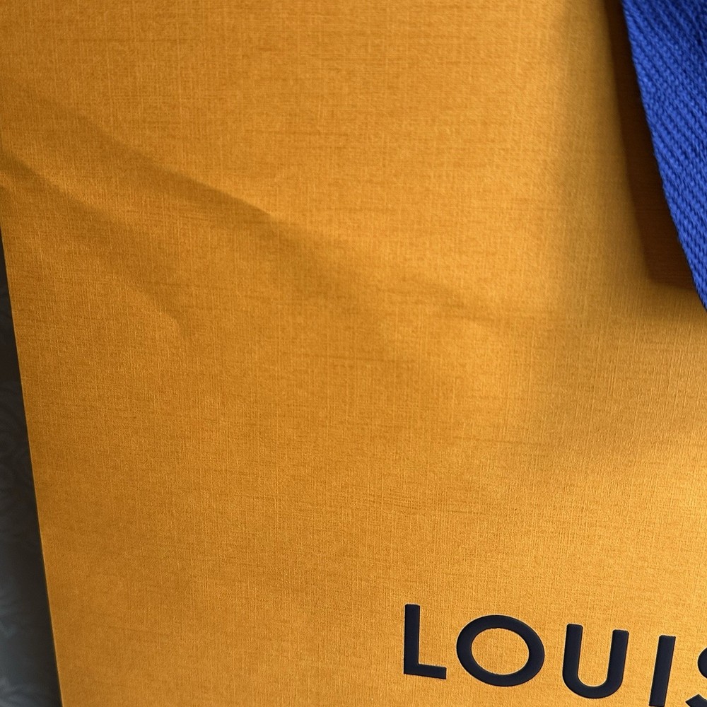 Authentic LOUIS VUITTON Large Empty Gift Bag & Medium Box Empty Packaging