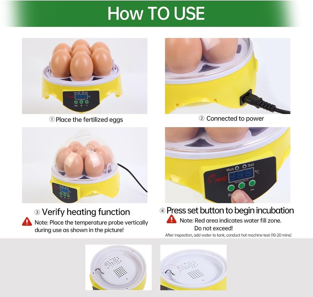 Quail Eggs with Automatic Turner and Humidity Control Small Quail Brooder
