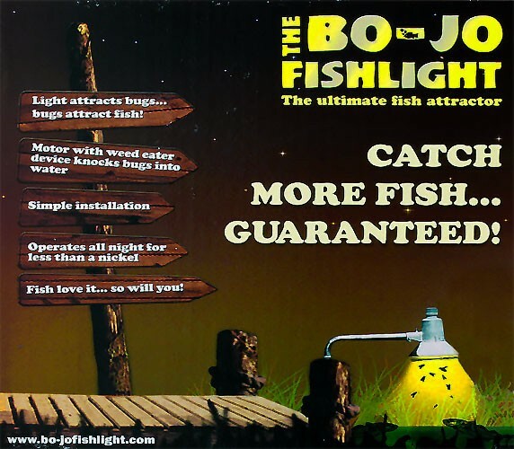 Bo-Jo Fishlight for Dock or Pier - HANGING model