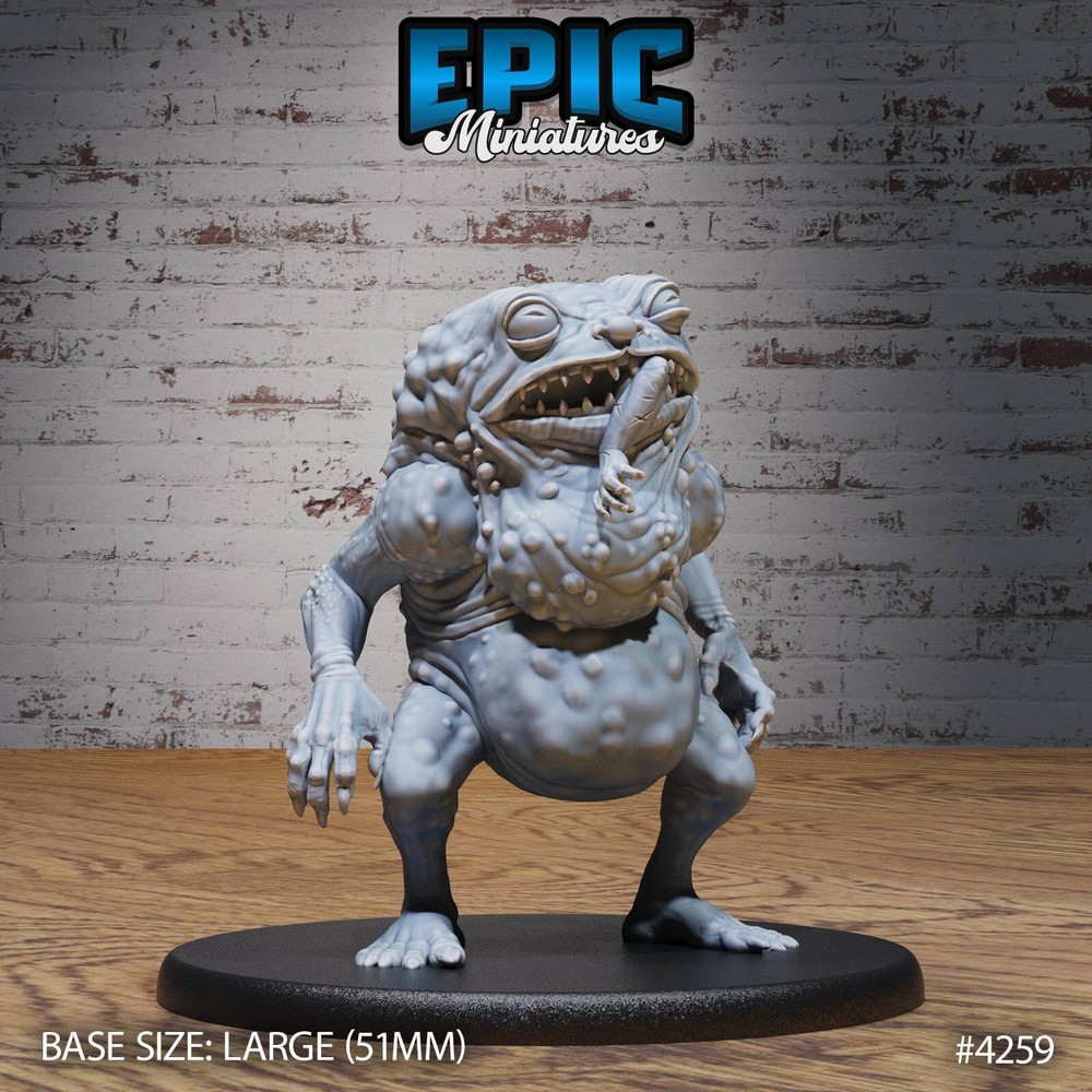 Sewer Toad | D&D Dungeons and Dragons Tabletop Miniature 28-32mm Scale