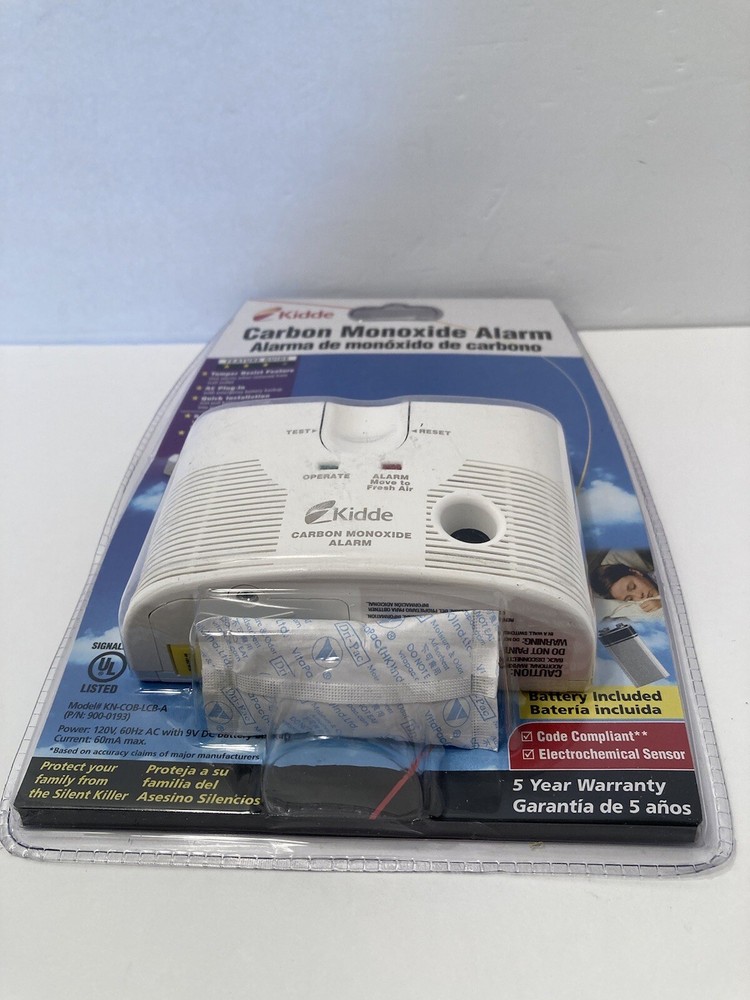 kidde carbon monoxide alarm new/sealed
