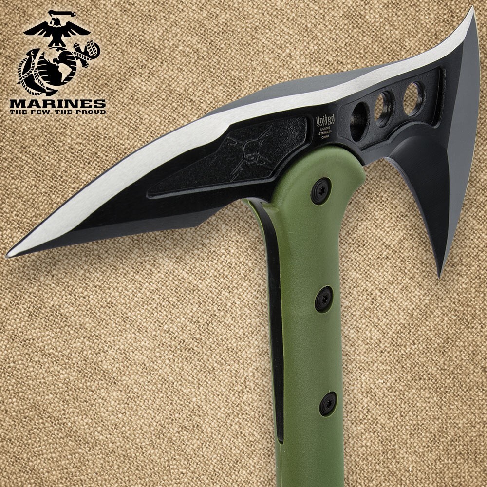 USMC Tactical Tomahawk | Custom Blade Sheath | 15 1/2" Overall Length