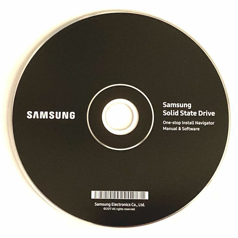 Samsung Solid State Drive One-stop Install Navigator Manual & Software CD ONLY