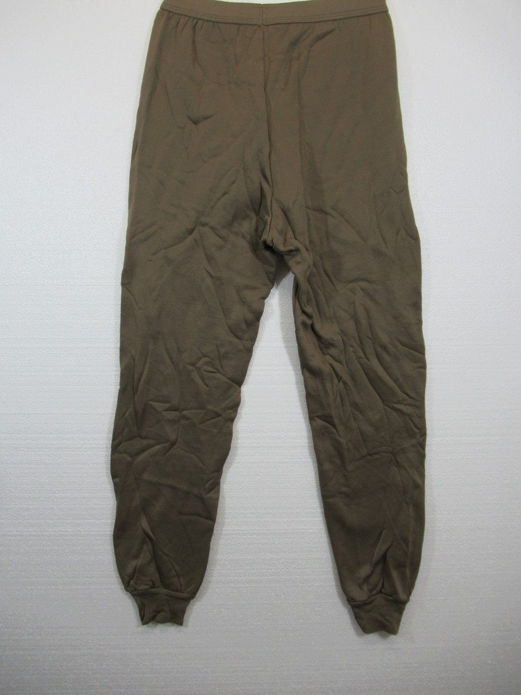 US Military Cold Weather Drawers Base Layer Pants Medium Brown Polypropylene