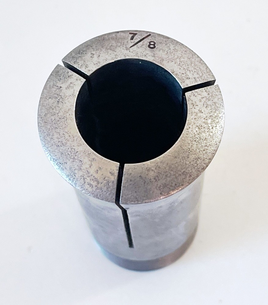 ELGIN 7/8" Round Collet 5C W/ External Threads .875" USA